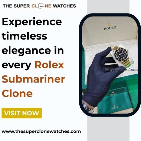 Experience timeless elegance in every Rolex Submariner Clone